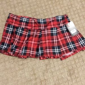 Short school girl skirt